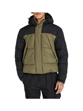 TIMBERLAND Timberland Piumino Idrorepellente Resistente da Uomo in nero/verde scuro Nero/verde